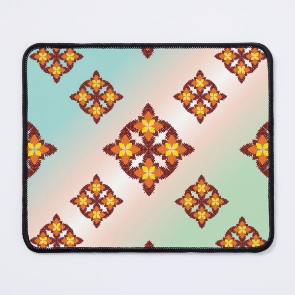 Item preview, Exquisite Crimson Thai Silk Embroidery Pattern designed and sold by OIL Pattern Design .