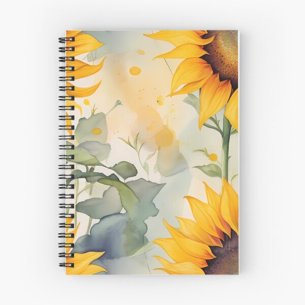 Item preview, Botanical Watercolor Sunflower Seamless Pattern – Sunshine Floral Repeat designed and sold by sana designer.