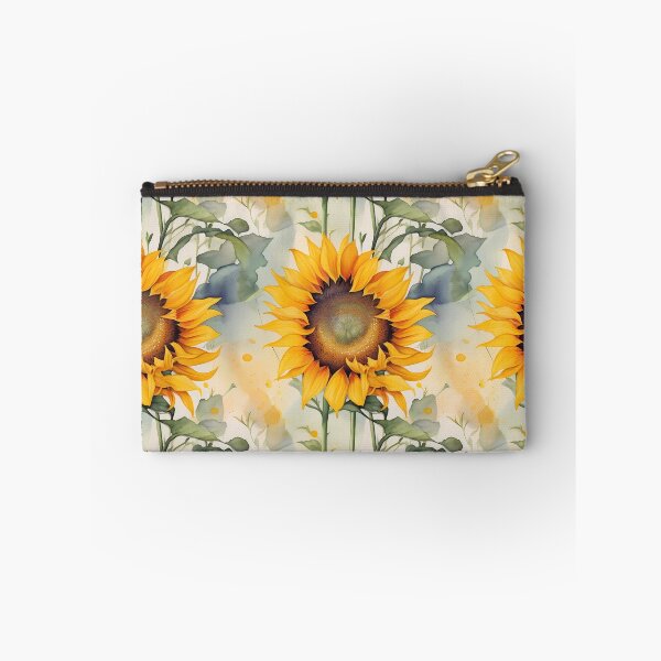 Item preview, Botanical Watercolor Sunflower Seamless Pattern – Sunshine Floral Repeat designed and sold by sana designer.