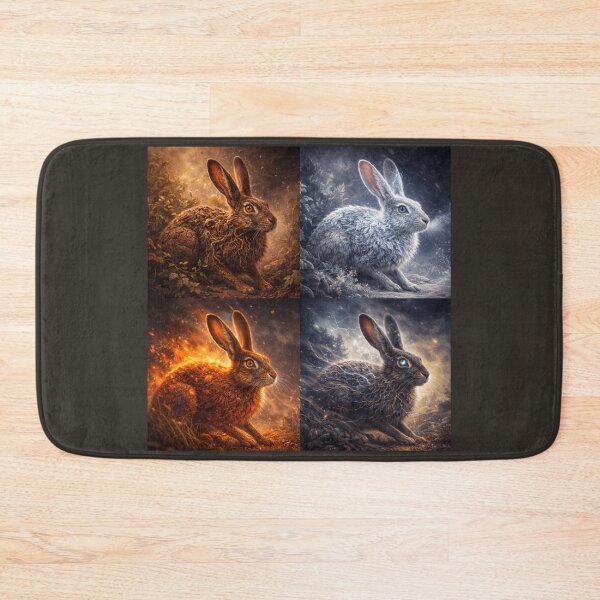 Item preview, Brown Hare – Elemental Spirits of Earth, Frost, Ember & Storm designed and sold by GeoWild Designs.