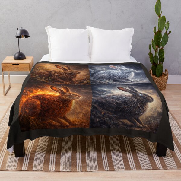 Item preview, Brown Hare – Elemental Spirits of Earth, Frost, Ember & Storm designed and sold by GeoWild Designs.