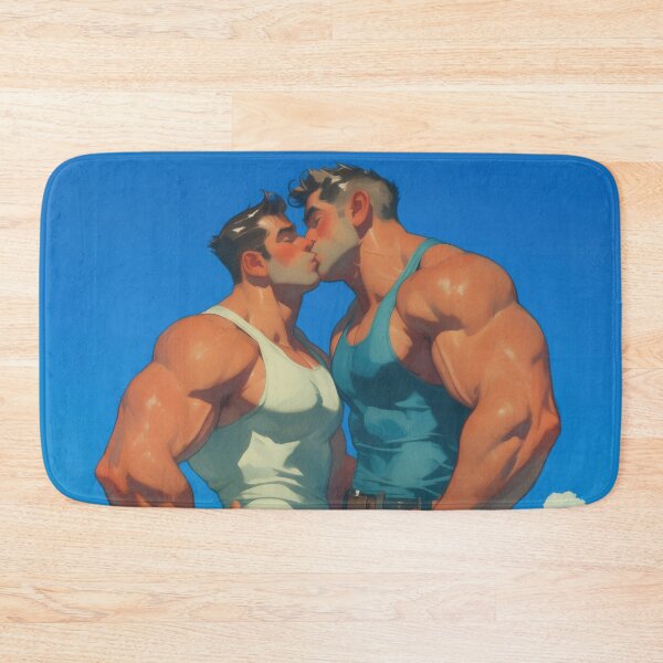 Item preview, Retro Kissing Couple 1 designed and sold by ChanningsPinups.