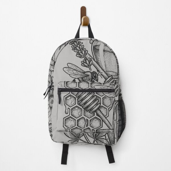 Item preview, Classic Entomology Bee Chart - Vintage Woodcut Style designed and sold by DigitalGlade.