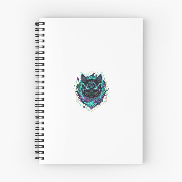 Item preview, CyberCat: Mystical Neon Guardian designed and sold by DiegoGamba16.