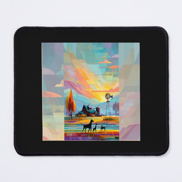 Item preview, Colorado Farm Sunrise – Vibrant Rural Landscape#5 designed and sold by Helios Be. Lavsh.