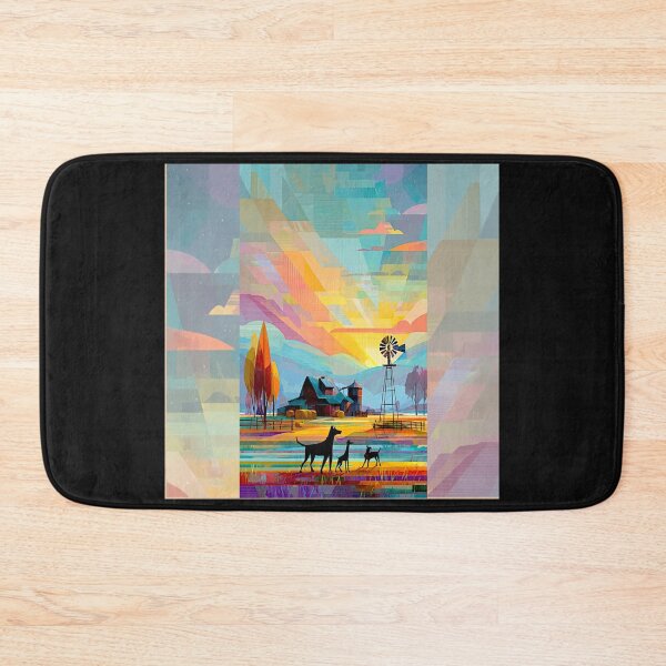 Item preview, Colorado Farm Sunrise – Vibrant Rural Landscape#5 designed and sold by Helios Be. Lavsh.