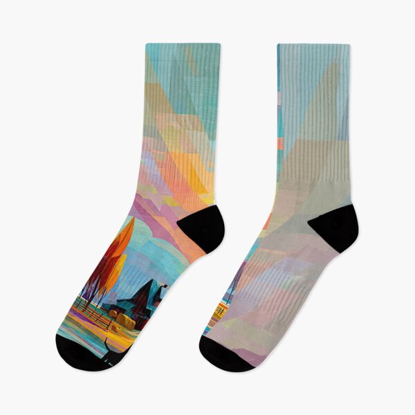 Item preview, Colorado Farm Sunrise – Vibrant Rural Landscape#5 designed and sold by Helios Be. Lavsh.