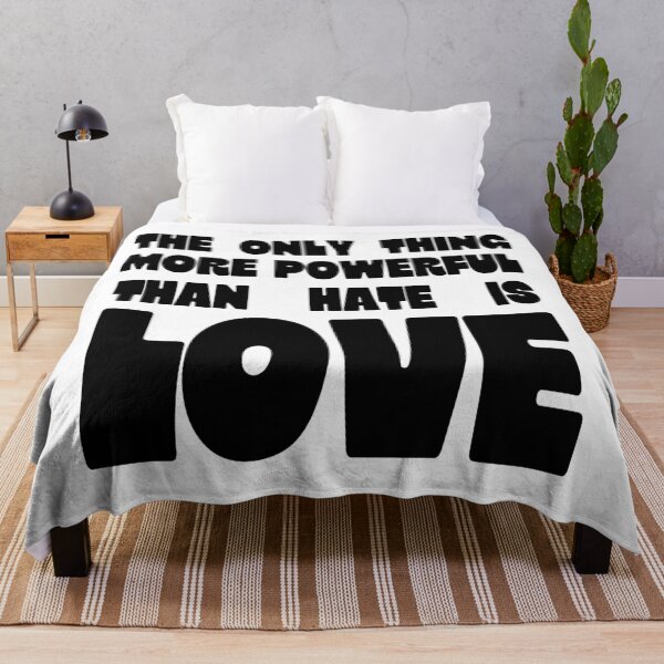 Item preview, The Only Thing More Powerful Than Hate Is Love designed and sold by Aesthetic Crew.