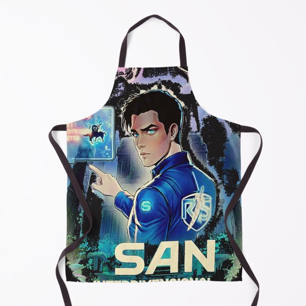 Item preview, San: Interdimensional Goodness Warrior - Sci-Fi Hero Art designed and sold by RS-Globalist-.