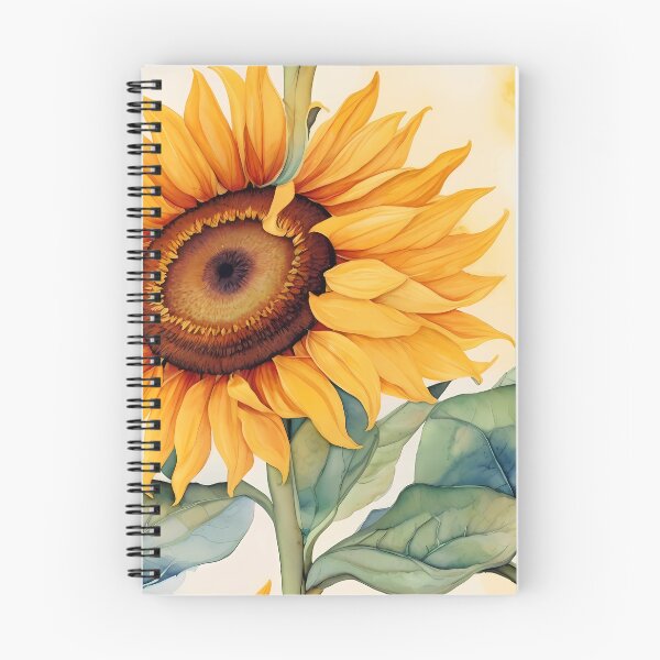 Item preview,  Sunflower Sunshine Watercolor Seamless Pattern – Botanical Floral Repeat designed and sold by sana designer.