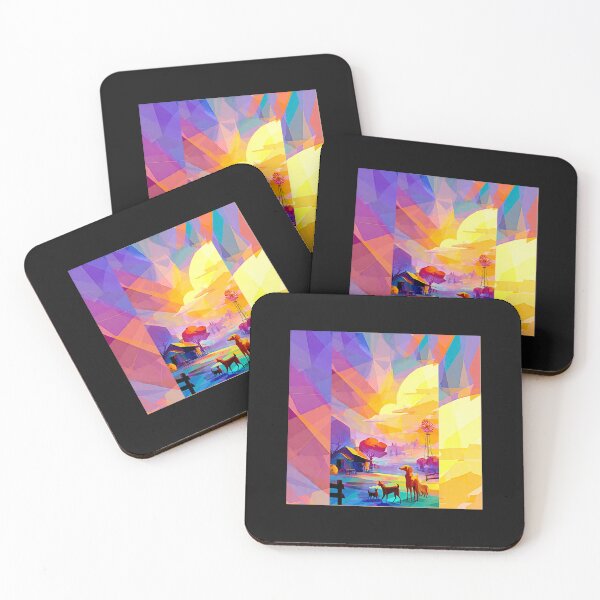 Item preview, Colorado Farm Sunrise – Vibrant Rural Landscape#6 designed and sold by Helios Be. Lavsh.