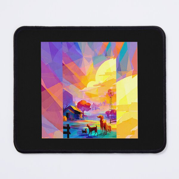 Item preview, Colorado Farm Sunrise – Vibrant Rural Landscape#6 designed and sold by Helios Be. Lavsh.