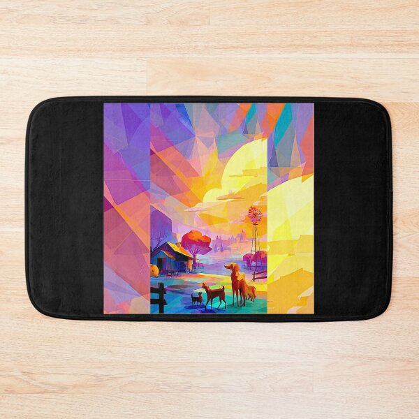 Item preview, Colorado Farm Sunrise – Vibrant Rural Landscape#6 designed and sold by Helios Be. Lavsh.