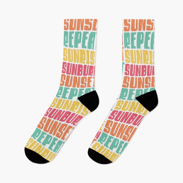 Item preview, Sunrise Sunburn Sunset Repeat designed and sold by Texas Southern Studio.