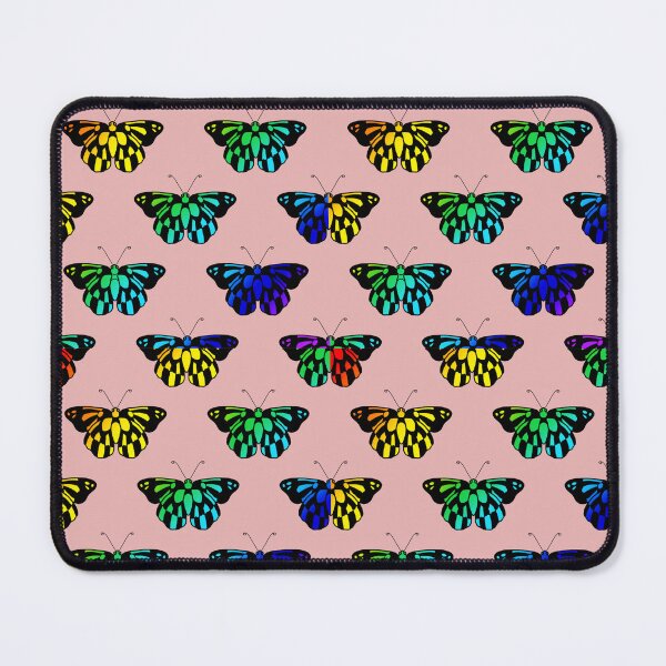 Item preview, Rainbow Butterfly Garden - Colorful Nature Pattern designed and sold by SolutionsArt.