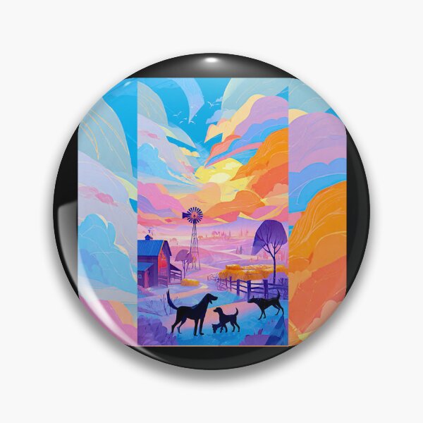 Item preview, Colorado Farm Sunrise – Vibrant Rural Landscape#7 designed and sold by Helios Be. Lavsh.