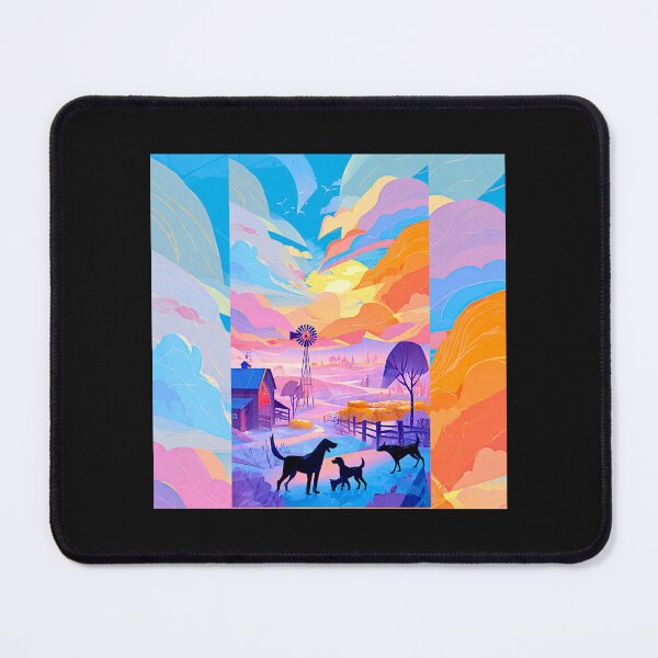 Item preview, Colorado Farm Sunrise – Vibrant Rural Landscape#7 designed and sold by Helios Be. Lavsh.
