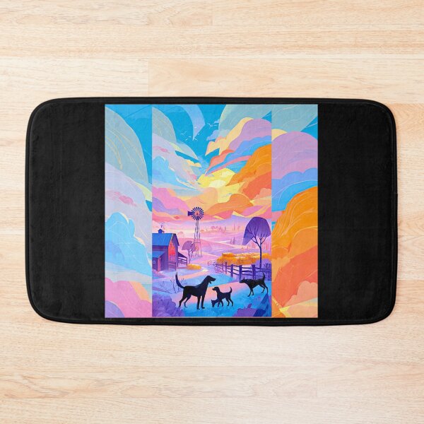 Item preview, Colorado Farm Sunrise – Vibrant Rural Landscape#7 designed and sold by Helios Be. Lavsh.