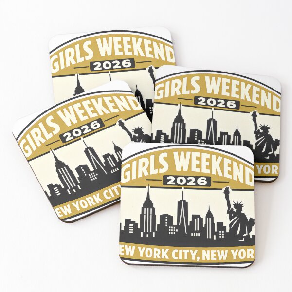 Item preview, Girls Weekend 2026 New York City Travel Badge designed and sold by SplashTastic.