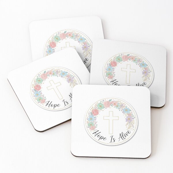 Item preview, Hope Is Alive Christian Easter Sticker designed and sold by Illustrated Faith.