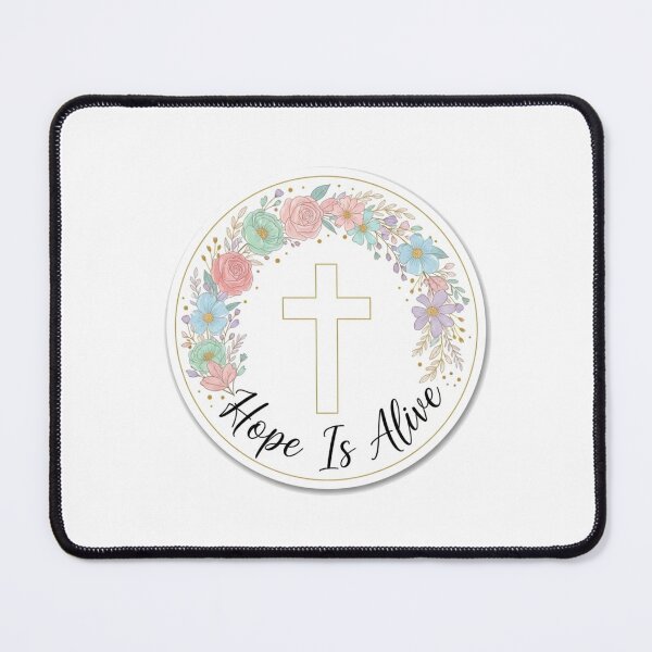 Item preview, Hope Is Alive Christian Easter Sticker designed and sold by Illustrated Faith.