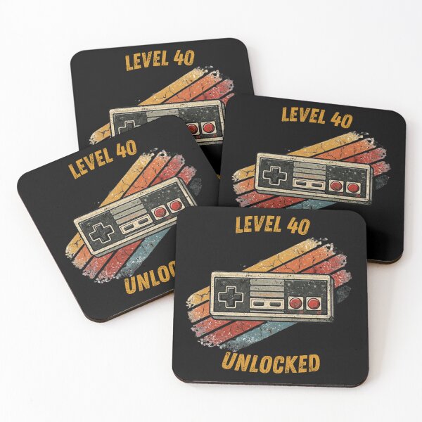 Item preview, Level 40 Unlocked - Funny 40th Birthday Retro Gamer Gift designed and sold by JakubDesigns89.