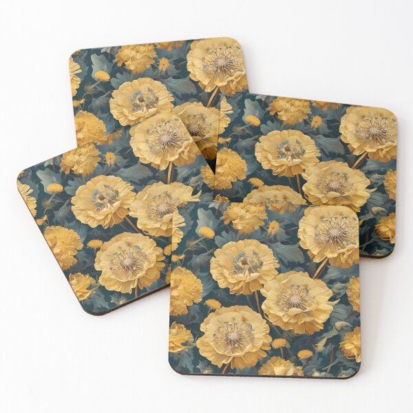 Item preview, Whimsical Dandelion Seamless Pattern – Dark Background designed and sold by sana designer.