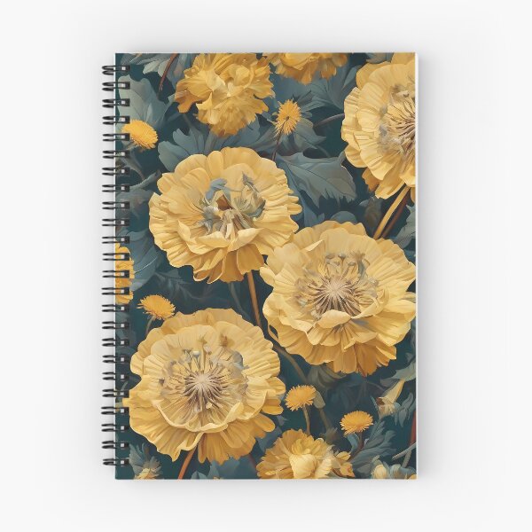 Item preview, Whimsical Dandelion Seamless Pattern – Dark Background designed and sold by sana designer.