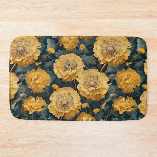 Item preview, Whimsical Dandelion Seamless Pattern – Dark Background designed and sold by sana designer.