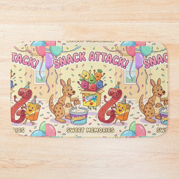 Item preview, Retro Snack Attack Sweet Memories Character Illustration designed and sold by BrickByDream.