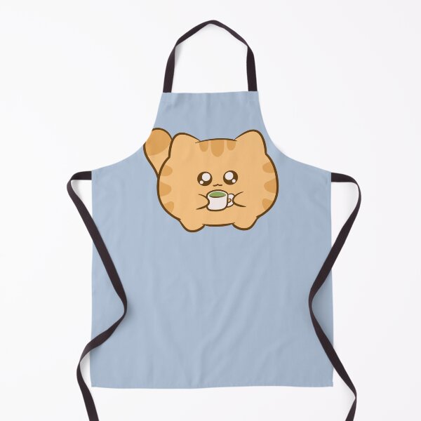 Item preview, kawaii matcha lover orange cat designed and sold by kaybowzie.