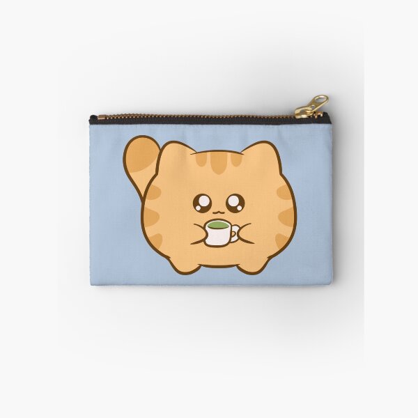Item preview, kawaii matcha lover orange cat designed and sold by kaybowzie.