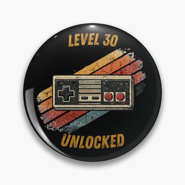 Item preview, Level 30 Unlocked - Funny 30th Birthday Retro Gamer Gift designed and sold by JakubDesigns89.