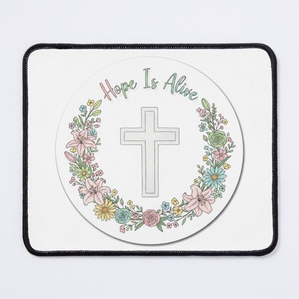 Item preview, Hope Is Alive Christian Easter Sticker designed and sold by Illustrated Faith.