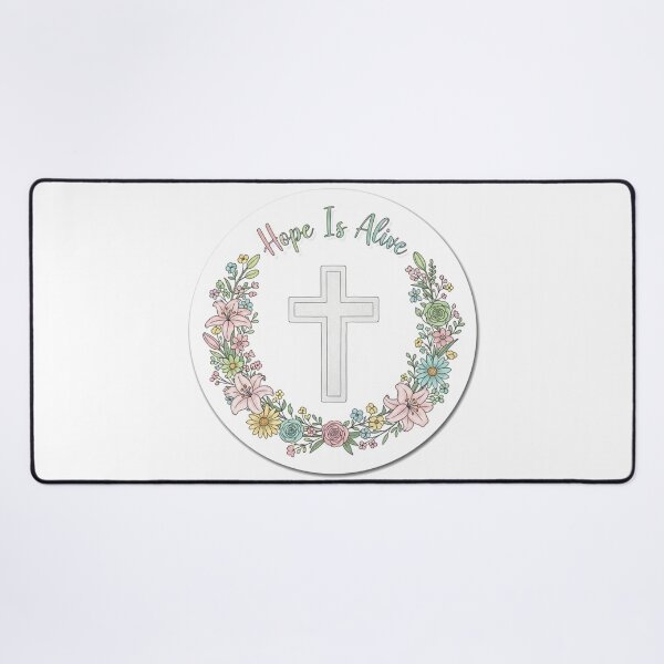 Item preview, Hope Is Alive Christian Easter Sticker designed and sold by Illustrated Faith.