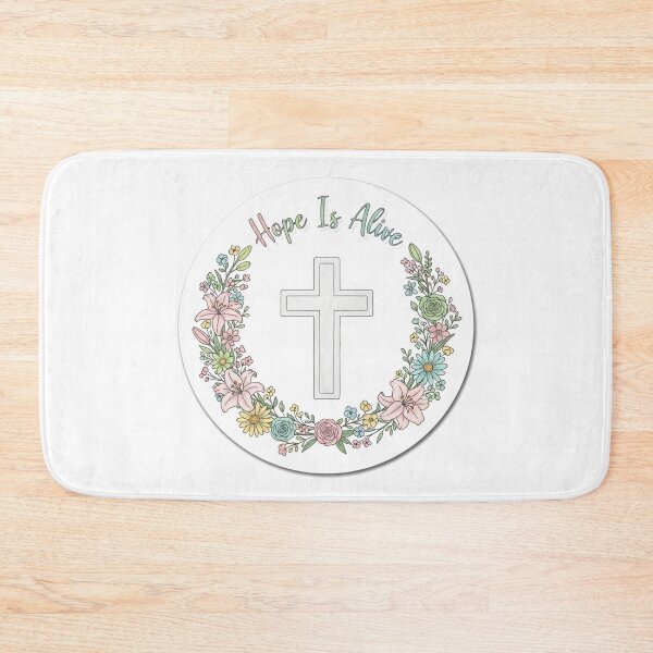 Item preview, Hope Is Alive Christian Easter Sticker designed and sold by Illustrated Faith.