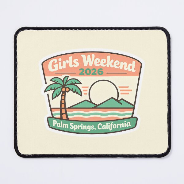 Item preview, Girls Weekend 2026 Palm Springs Vacation Badge designed and sold by SplashTastic.