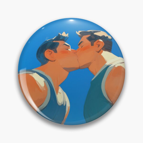 Item preview, Retro Kissing Couple 2 designed and sold by ChanningsPinups.