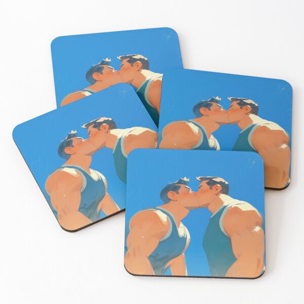 Item preview, Retro Kissing Couple 2 designed and sold by ChanningsPinups.