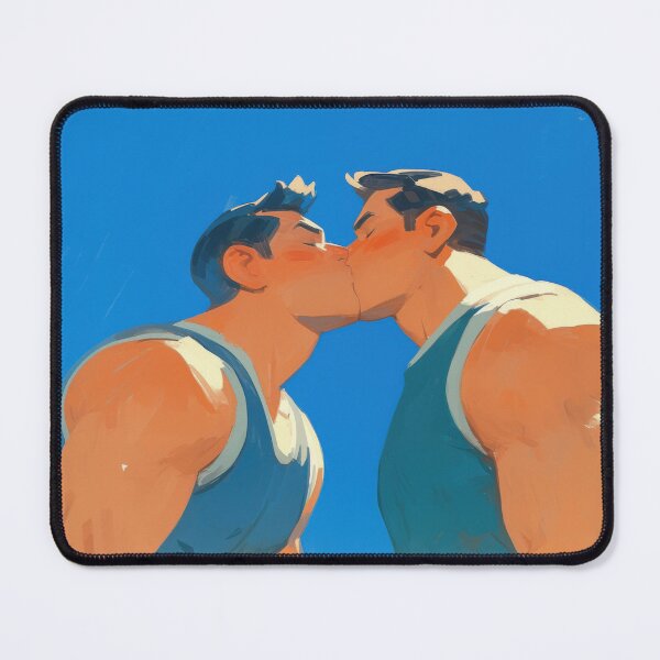 Item preview, Retro Kissing Couple 2 designed and sold by ChanningsPinups.