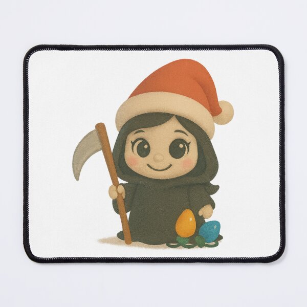 Item preview, Christmas Grim Reaper Girl designed and sold by Sillytoe.