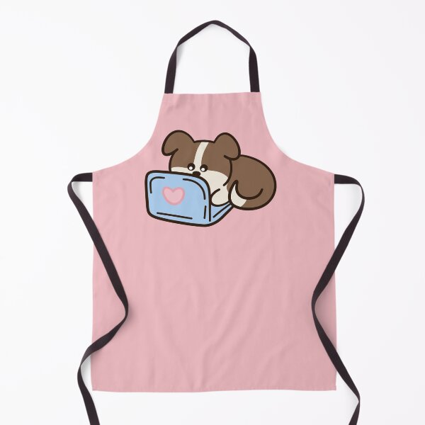 Item preview, cute kawaii dog on computer designed and sold by kaybowzie.