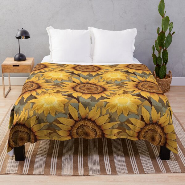 Item preview,  Sunflower Sunshine Seamless Pattern – Summer Floral Repeat Design designed and sold by sana designer.