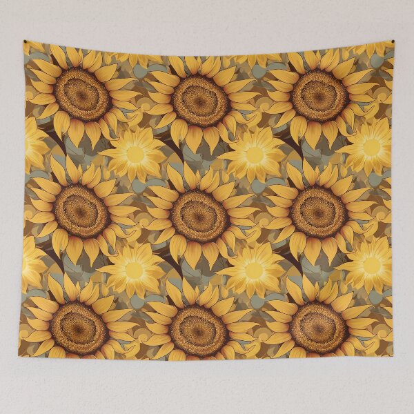 Item preview,  Sunflower Sunshine Seamless Pattern – Summer Floral Repeat Design designed and sold by sana designer.