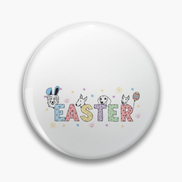 Item preview, Colorful Easter Typography – Cute Pastel Spring Design designed and sold by SimoesArtistry.