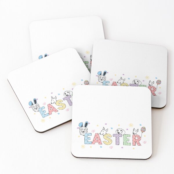 Item preview, Colorful Easter Typography – Cute Pastel Spring Design designed and sold by SimoesArtistry.