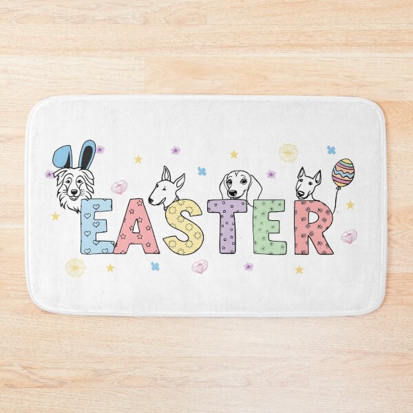 Item preview, Colorful Easter Typography – Cute Pastel Spring Design designed and sold by SimoesArtistry.
