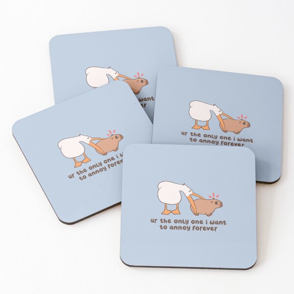Item preview, annoy forever seagull biting capybara designed and sold by kaybowzie.