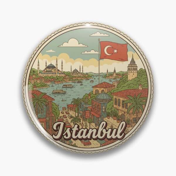 Item preview, Travel Sticker Istanbul designed and sold by A-monty-python.