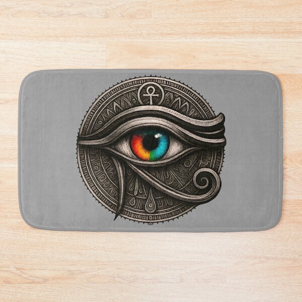 Item preview, Eye of Horus with Ankh - Egyptian Protection Symbol designed and sold by WilderRoads.